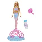 Barbie BUBBLETASTIC sirène avec queue à bulles