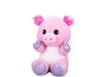Cochon en peluche 16,5cm assis