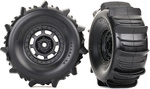 Traxxas koleso 3.2/2.2", disk Desert Racer, pneu Paddle (pár)