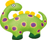 Bino Dinosaurus plyšový zelený 33cm