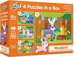 4 Puzzle v krabici - V lese