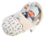 Llorens 73885 NEW BORN FIÚ - élethű baba csecsemő teljes vinil testtel - 40