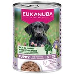 Konzerva EUKANUBA Puppy bohatá na jahňacie so zemiakmi 400 g
