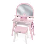 DeCuevas 55775 Tocador de madera XL con espejo y silla de madera Sophie 2026