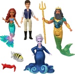 Mattel Tlm Set mit 6 kleinen Puppen: kleine Meerjungfrau mit Freunden