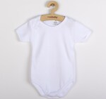 Luxusné bavlnené body krátky rukáv New Baby - biele 92 (18-24m)