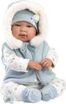 Llorens 84485 NEW BORN - realistická bábika bábätko so zvukmi a mäkkým látkovým telom - 44