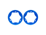 Traxxas Beadlock-Ring 3.9" hinten blau (2)