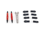 Biela Traxxas reglabilă 74mm roșu aluminiu (2)