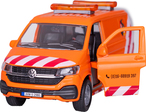 Kids Globe Traffic Volkswagen Transporter 27cm kov spätný chod so svetlom a zvukom