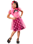 MONSTER HIGH Draculaura detský kostým veľkosť M(134-140cm)