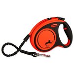 FLEXI Xtreme póráz M narancssárga 5m