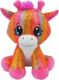 Žirafa Star Sparkle plyšová oranžová 37cm