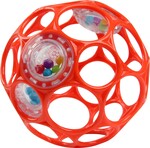 OBALL Hračka Oball RATTLE 10 cm oranžová