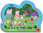 Dino Peppa Pig 25 kontura Puzzle