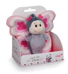 NICI farfalla di peluche Love in scatola regalo, 10 cm