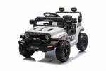 Elektrické autíčko OFFROAD NEW s pohonom zadných kolies, biele, Lítiová batéria