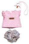 Guca OP994 abbigliamento per scimmietta bebè REBORN taglia 32 cm con accessori