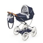 DeCuevas 80044 Faltbarer Puppenwagen mit Tasche Vintage 2025 - 81 cm