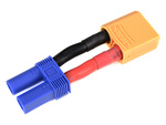 Konverzný kábel EC5 batéria - XT-90 prístroj 10AWG