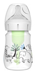 Dr. Brown’s Dojčenská fľaša Džungľa options+ Wide Neck 150 ml Anti-colic – 1 ks (WB51008-S