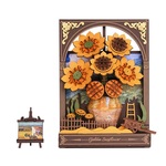 RoboTime 3D drevené puzzle Zlaté slnečnice