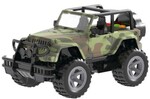 CITY SERVICE CAR - Vojenský Jeep s maskovaním 1:16