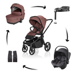 Kolica Move Cross 5X + autosjedalica Baby-Safe Core + baza Baby-Safe Core, Amber Brown