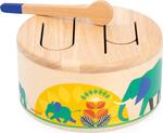 Janod Gioia Instrumento musical de madera para niños Tambor