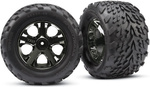 Traxxas kolo 2.8", All-Star čierno chrómový disk, 19mm, pneu Talon (pár)