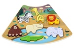 2Kids Toys Fa puzzle Safari összekapcsolható