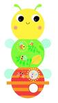BRIGHT STARTS Knjiga aktivna na C prstenu Beautiful Bugs pčelica 0m+