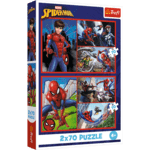 Trefl Puzzle 2x70 Spiderman / Pavúčie príbehy