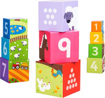 Bigjigs Toys Didaktické kocky farma