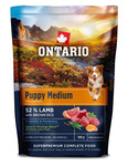 Vzorka Ontario Puppy Medium Lamb &amp; Brown Rice 0,1kg