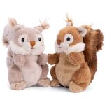 BK BRUNIS uno scoiattolo Wiggles chiaro (10 cm) portachiavi Bukowski Design
