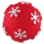 Dog Fantasy Winter Tale Quietschball, rot ? 7cm