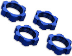 Traxxas matica kolesa 17mm hliníková modrá (4)