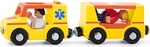 Woody Autíčka k dráhe - Ambulancia, 4ks
