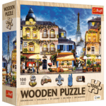 Trefl Drevené puzzle 1000 - Francúzska ulička