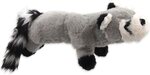Hračka Dog Fantasy Plush medvedík čistotný pískací čierne tlapky 45cm