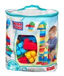 Mattel Mega Bloks große Würfeltüte - blau (80)