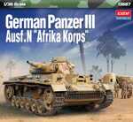 Kit model tanc 13567 - Panzer III Ausf.N. Afrika Korps (1:35)
