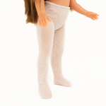 PAOLA REINA Biele pančuchy pre bábiky o velkosti 32 cm