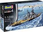 Plastikmodellbausatz Schiff 05183 - USS New Jersey (1:1200)