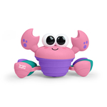 BRIGHT STARTS Jucărie muzicală și multisenzorială Rockin' Crawling Crab™ - Roz, 6m+