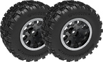 Traxxas roată 2.1/2.6", disc negru, anvelopă Sledgehammer (spate) (2)