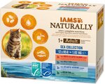 Kaps.IAMS Naturally carne di mare in salsa multip.12x85g