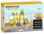 Magnetická stavebnica - Stavenisko 31 ks