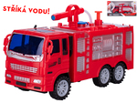 Auto hasiči 19cm striekajúce vodu na zotrvačník